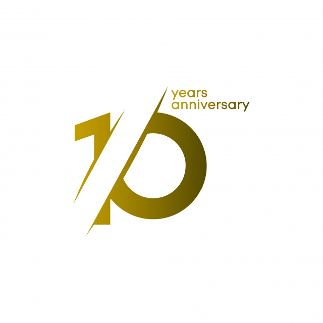 640x640 Years Anniversary Vector Template Design Illustration