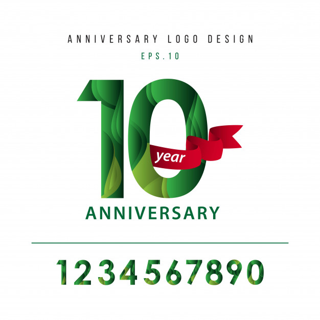 626x626 Year Anniversary Vector Template Design Illustration Vector