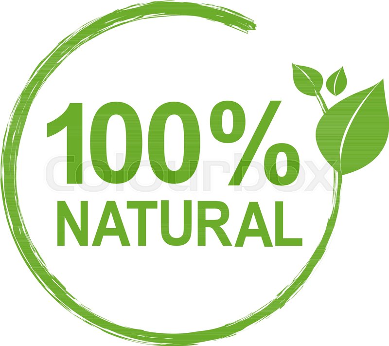 800x711 Natural Logo Symbol, Vector Stock Vector Colourbox