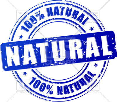 400x351 Blue Stamp Print With Word Natural Vector Image Of Design Elements