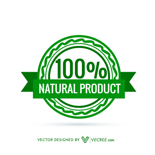 600x600 Premium Natural Product Badge Free Vector Free Vectors Ui