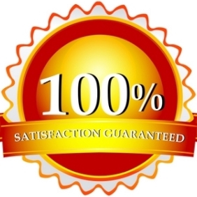 282x282 Satisfaction Guaranteed Logo Free Vector Download