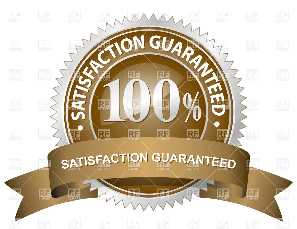1200x925 Satisfaction Guaranteed Medal Vector Image Of Signs, Symbols