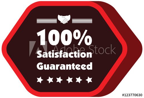 500x341 Satisfaction Guaranteed Vector Illustration Label
