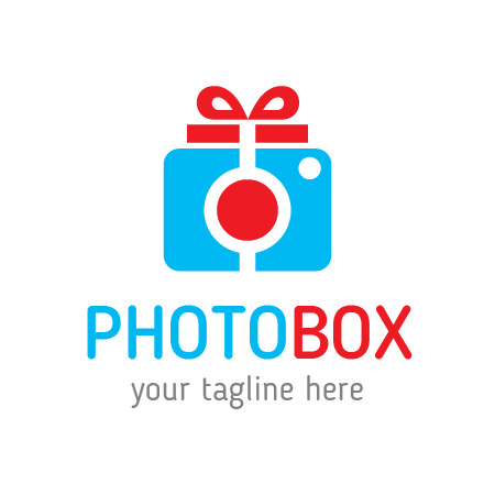 450x450 Photo Box Logo Template Ready To Print Vector + Scaleable