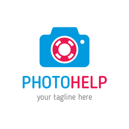 450x450 Photo Help Logo Template Vector + Scaleable!