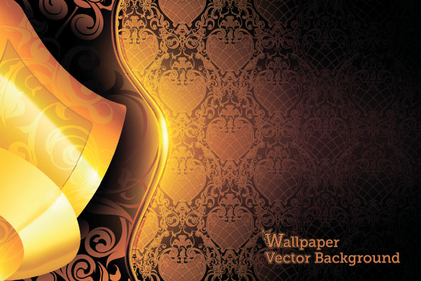 595x397 Retro Pattern Background And Dynamic Curve