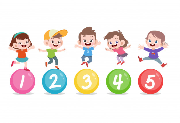 Kids With Cute Number Vector Premium Download 626x427 Kids With Cute Number Vector Premium Download