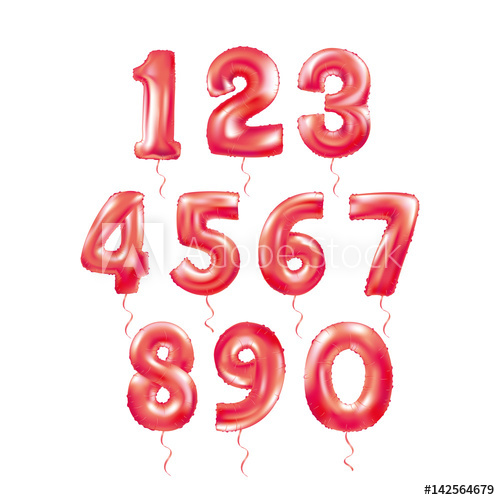 Metallic Red Letter Balloons 500x500 Metallic Red Letter Balloons