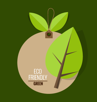 380x400 Eco Friendly Love Nature Vector Template Free Download