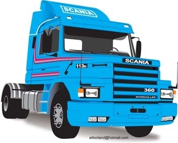 18 Wheeler Vector