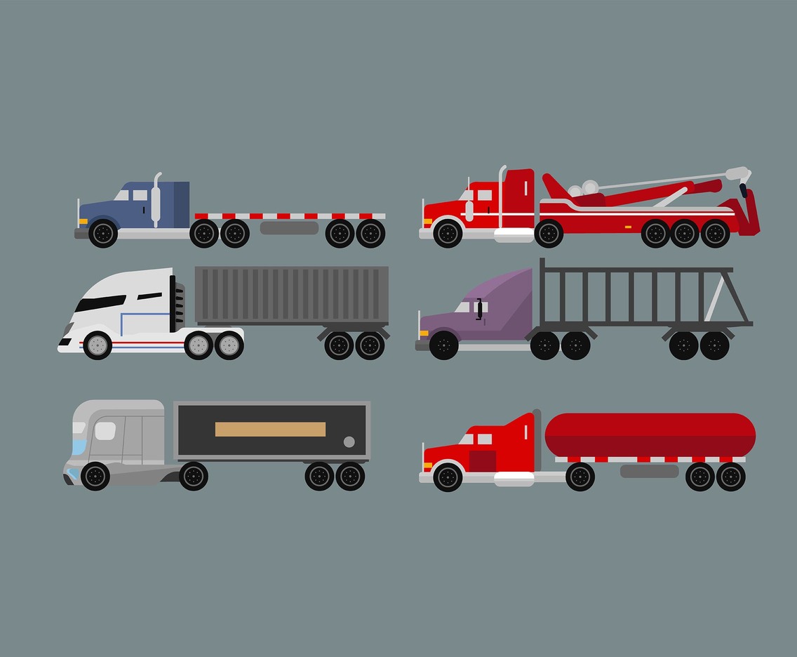1136x936 Wheeler Truck Vector Vector Art Graphics