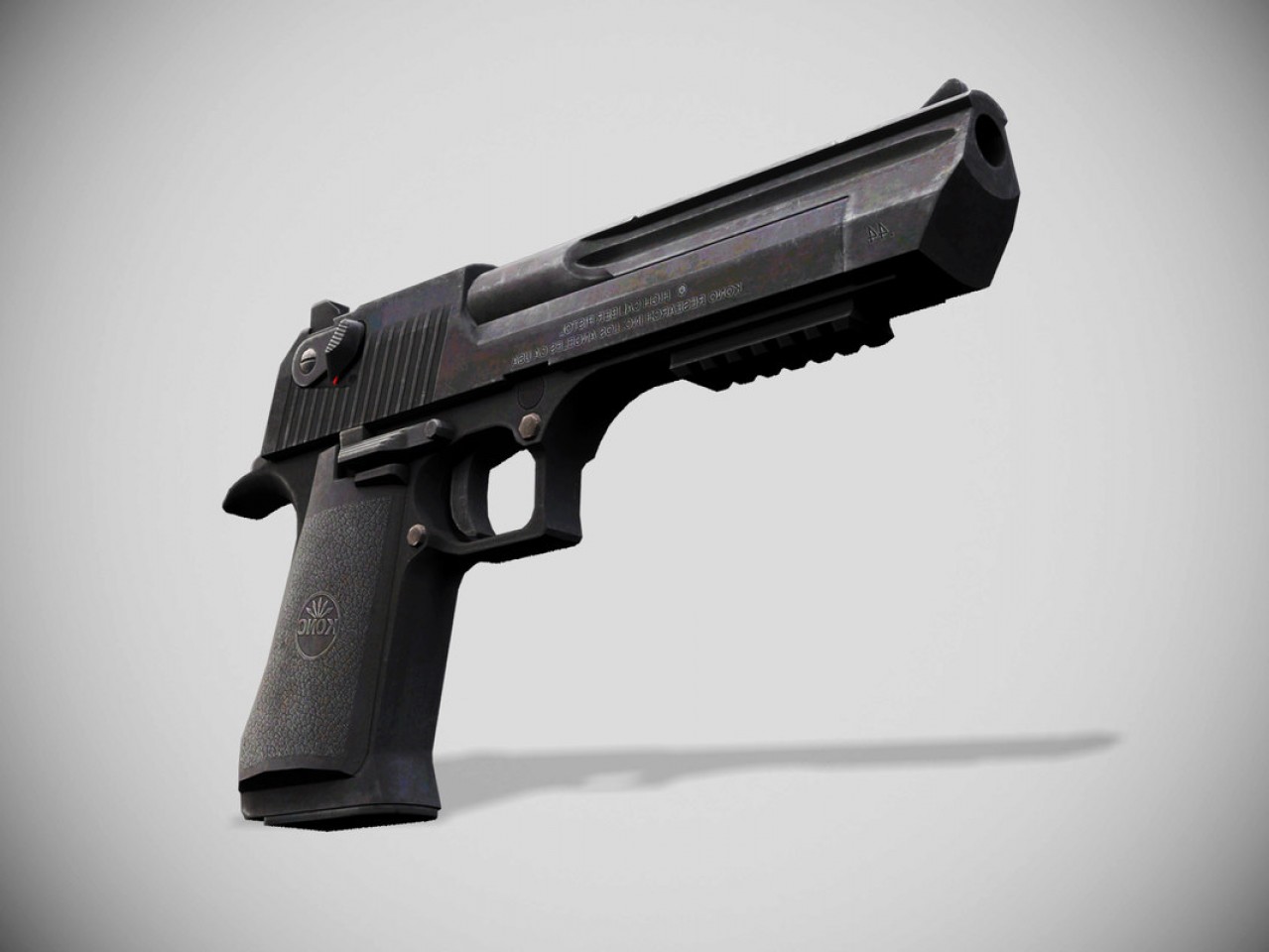 1279x960 Colt Low Poly Pistol D Model Hoodamathrun