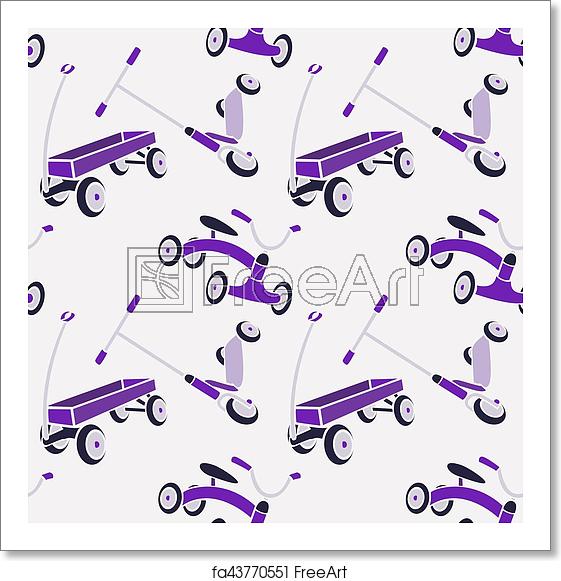 561x581 Free Art Print Of Vector Pattern Backdrop Retro Style