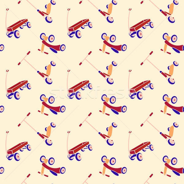 600x600 Vector Pattern Backdrop Retro Style Vector