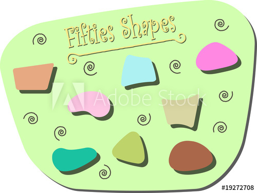 500x376 Vector Illustration With Shapes