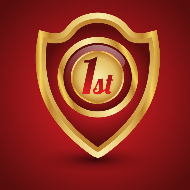 Gold Medal With Red Ribbon First Prize, Award Accomplishment 626x626 Gold Medal With Red Ribbon First Prize, Award Accomplishment