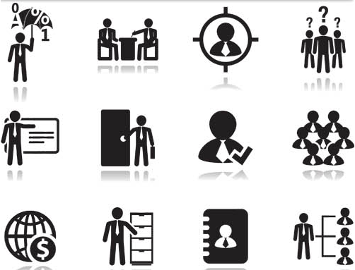 502x383 Human Resources Icons Mix Vector Free Download