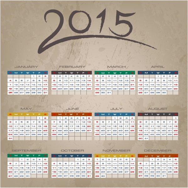 600x600 Brush Stroke Calendar Free Vector In Adobe Illustrator