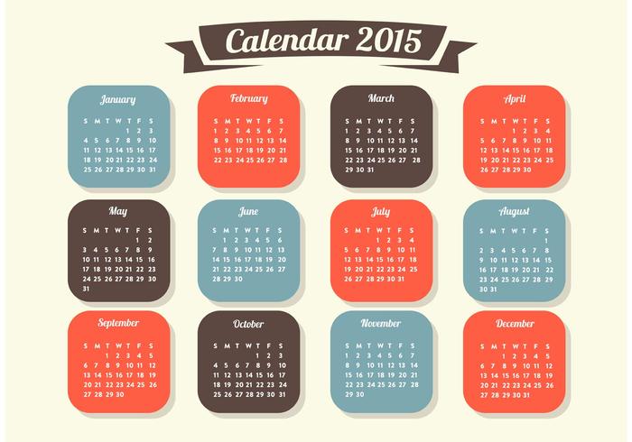 700x490 Calendar Vector