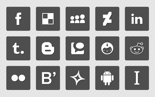 640x400 Simple Social Media Icons Px Pngs Vector Social
