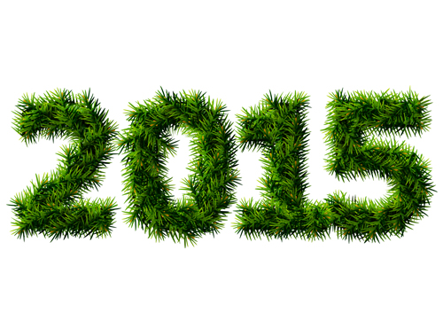 500x379 Grass New Year Text Vector Free Download
