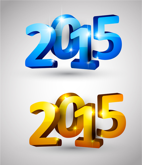 500x582 New Year Text Vector Free Download