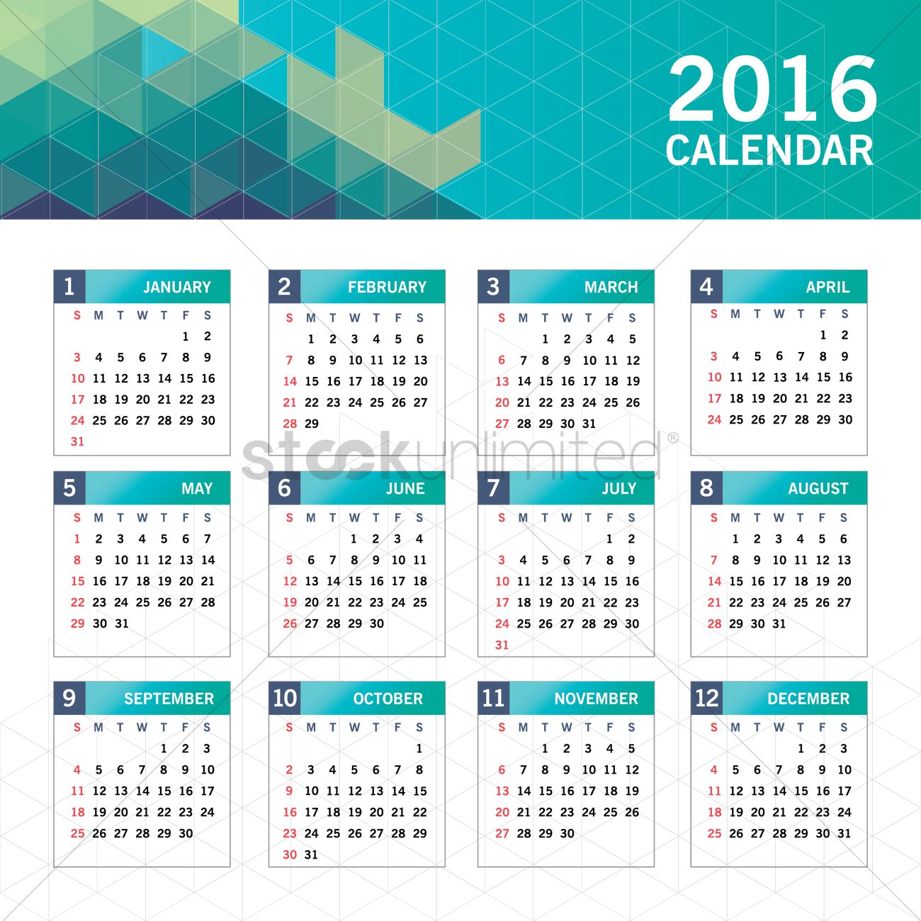 Calendar Vector Image 1300x1300 Calendar Vector Image