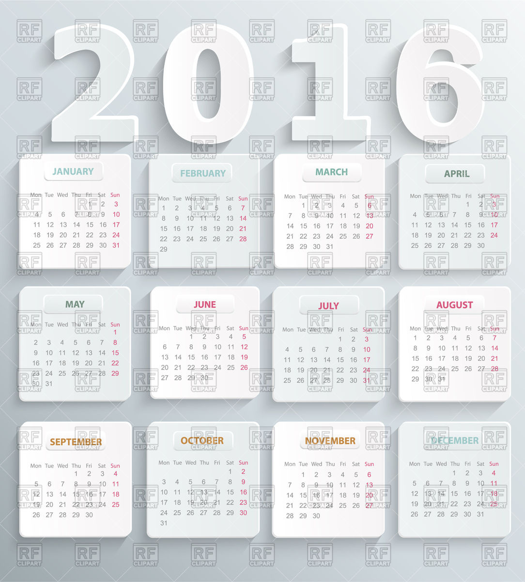 Modern Calendar For Vector Image Of Calendars, Layouts 1084x1200 Modern Calendar For Vector Image Of Calendars, Layouts