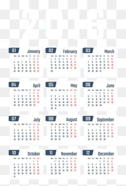 260x383 Creative Calendar, White, Vector Png Transparent Clipart