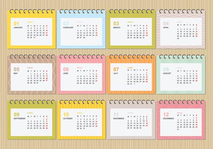 700x490 Calendar Free Vector Art