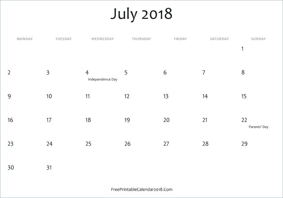950x667 Free Printable Blank Calendar Template Pdf Monthly