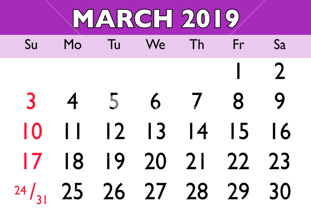 1000x707 Calendar March Month Vector Printable Calendar Monthly