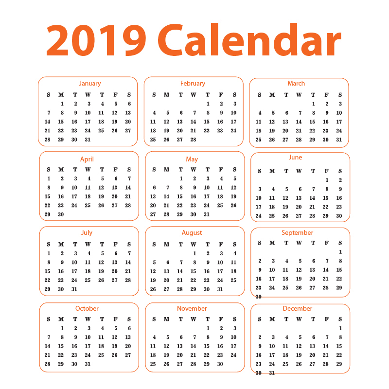 800x800 Calendar Free Vector Corporate Design Download