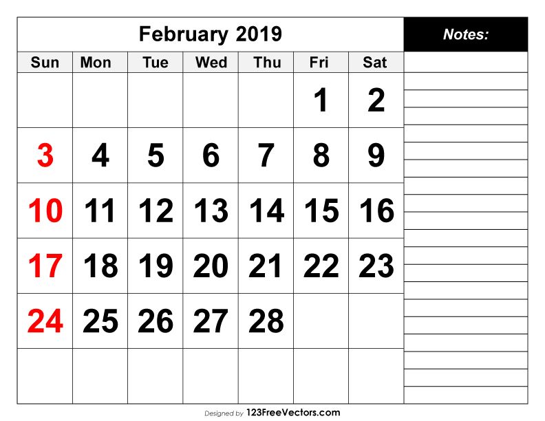 792x612 February Printable Calendar Calendar Calendar