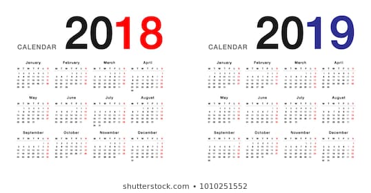 538x280 Year Calendar