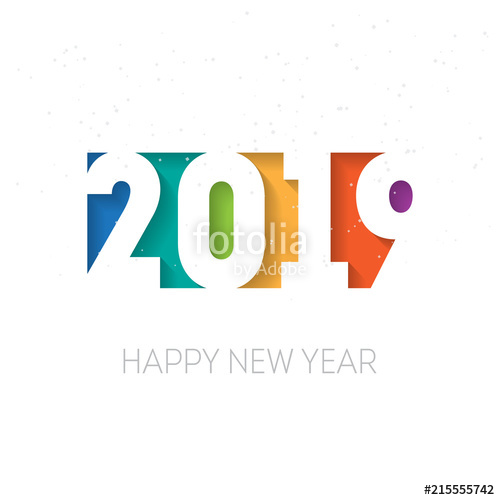 500x500 Happy New Year Vector Background Vector Greeting Card