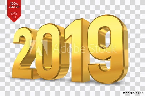 500x333 Golden Numbers Isolated On Transparent Background