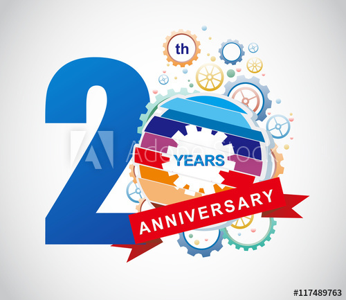 500x433 Template Logo Anniversary Vector Illustrator Celebration Logo