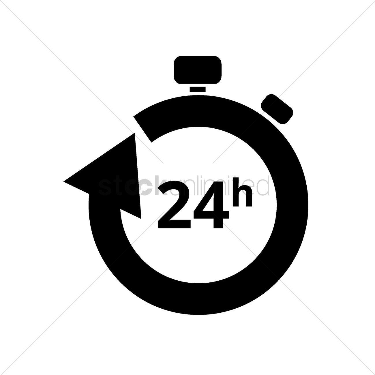 Hours Icon Vector Image 1300x1300 Hours Icon Vector Image