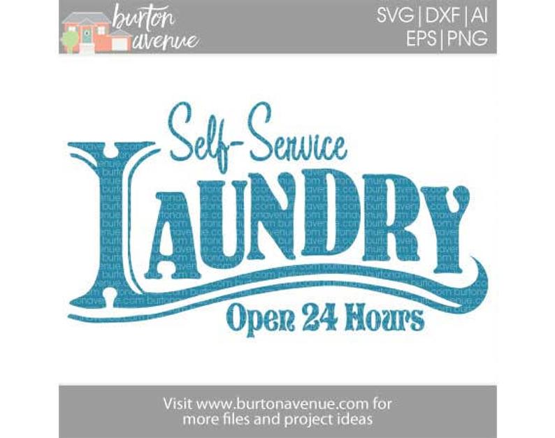 Self Service Laundry Open Hours Vector Digital Etsy 794x627 Self Service Laundry Open Hours Vector Digital Etsy