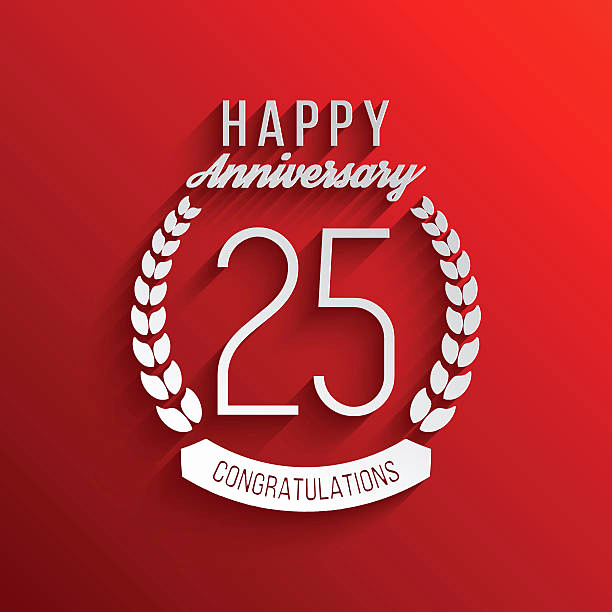 612x612 Happy Anniversary Banner Elegant Royalty Free Wedding