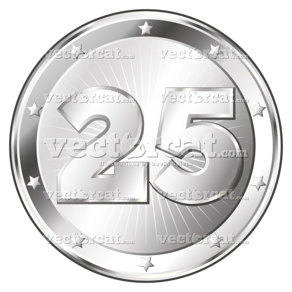 590x590 Round Silver Badge Anniversary