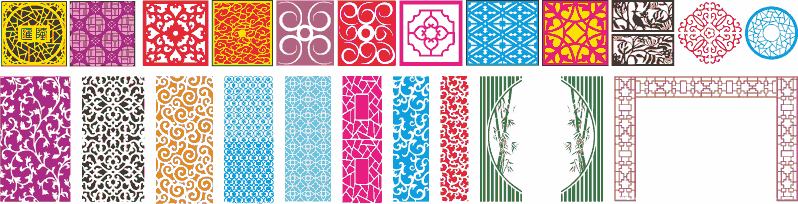 798x204 Vector Panel Designs For Cnc Router Laser Cutting Free Vector