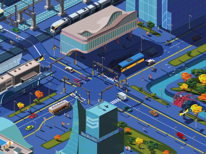 807x605 Smart City Illustration