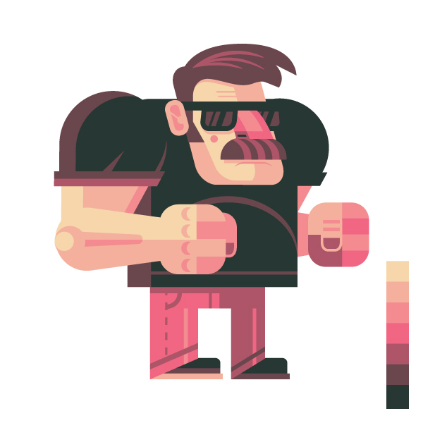 600x600 How To Design And Vector A Set Of Character Poses For A Video Game