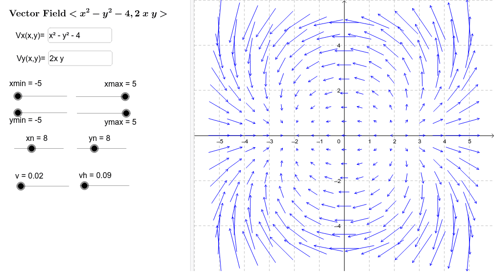 2d Vector Field Grapher at Collection of 2d Vector