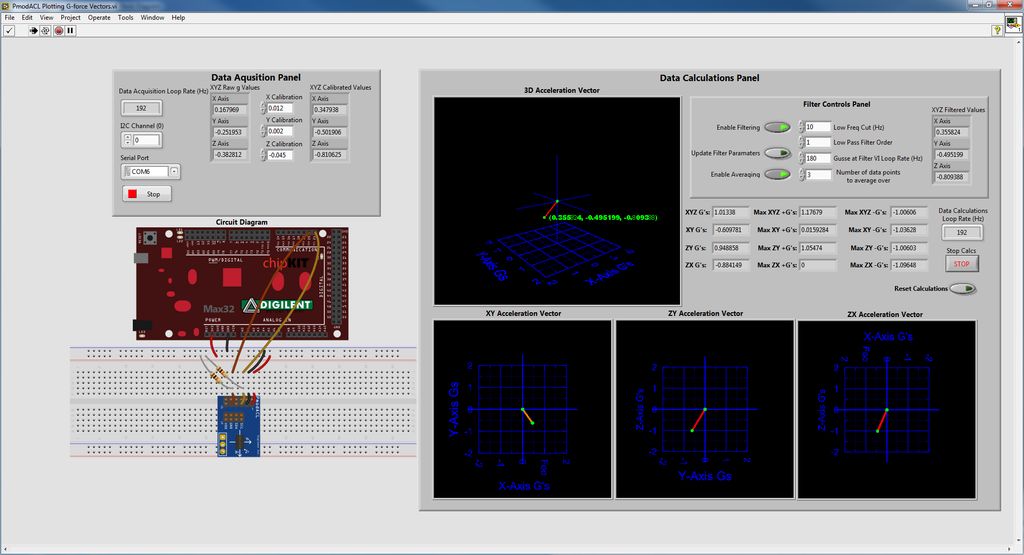 1024x555 Plotting And G Force Vectors In Labview Steps