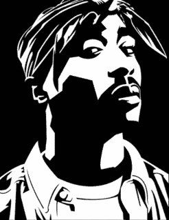 246x319 Tupac Vinyl Home Decor Wall Decal Sticker