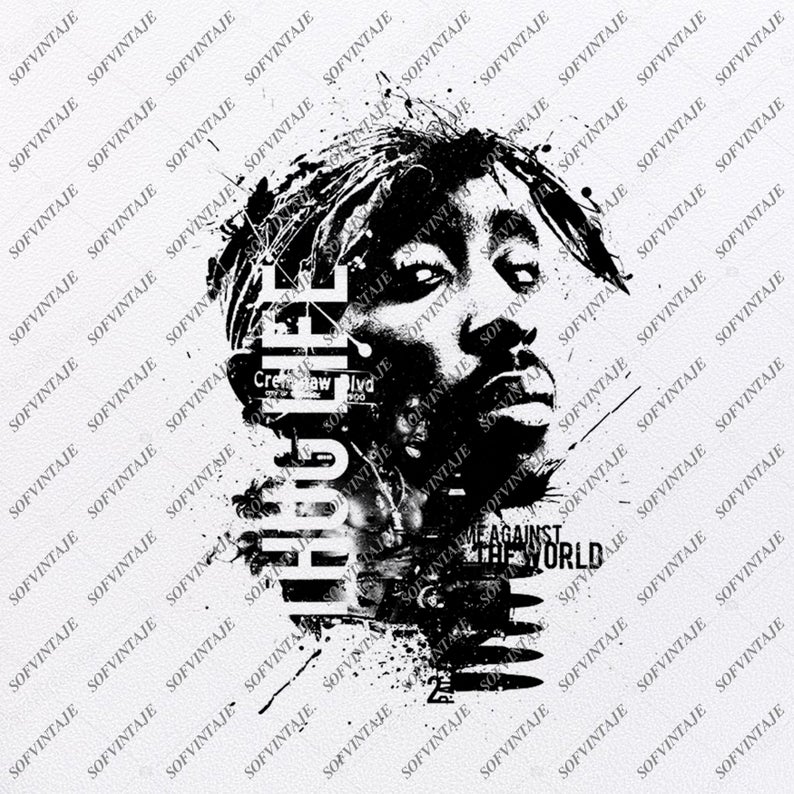 794x794 Tupac Shakur Design Clipart Singer Hip Hop Etsy
